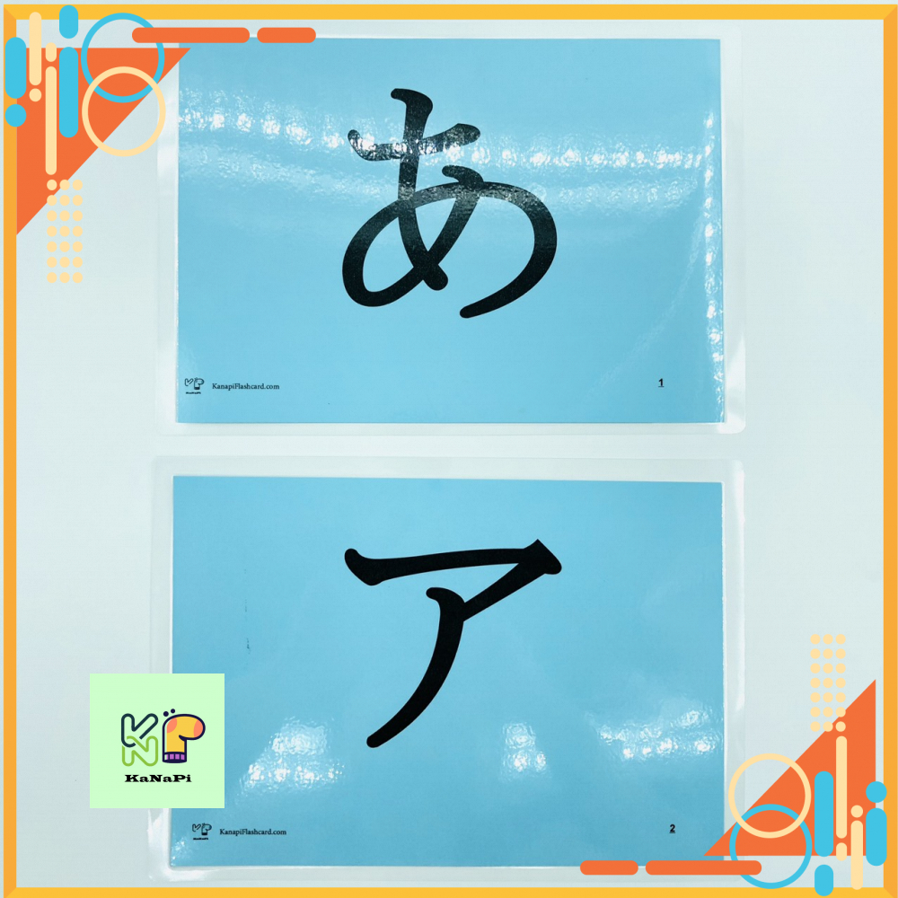 CARD DẠY VÀ HỌC CHỮ CÁI HIRAGANA, KATAKANA