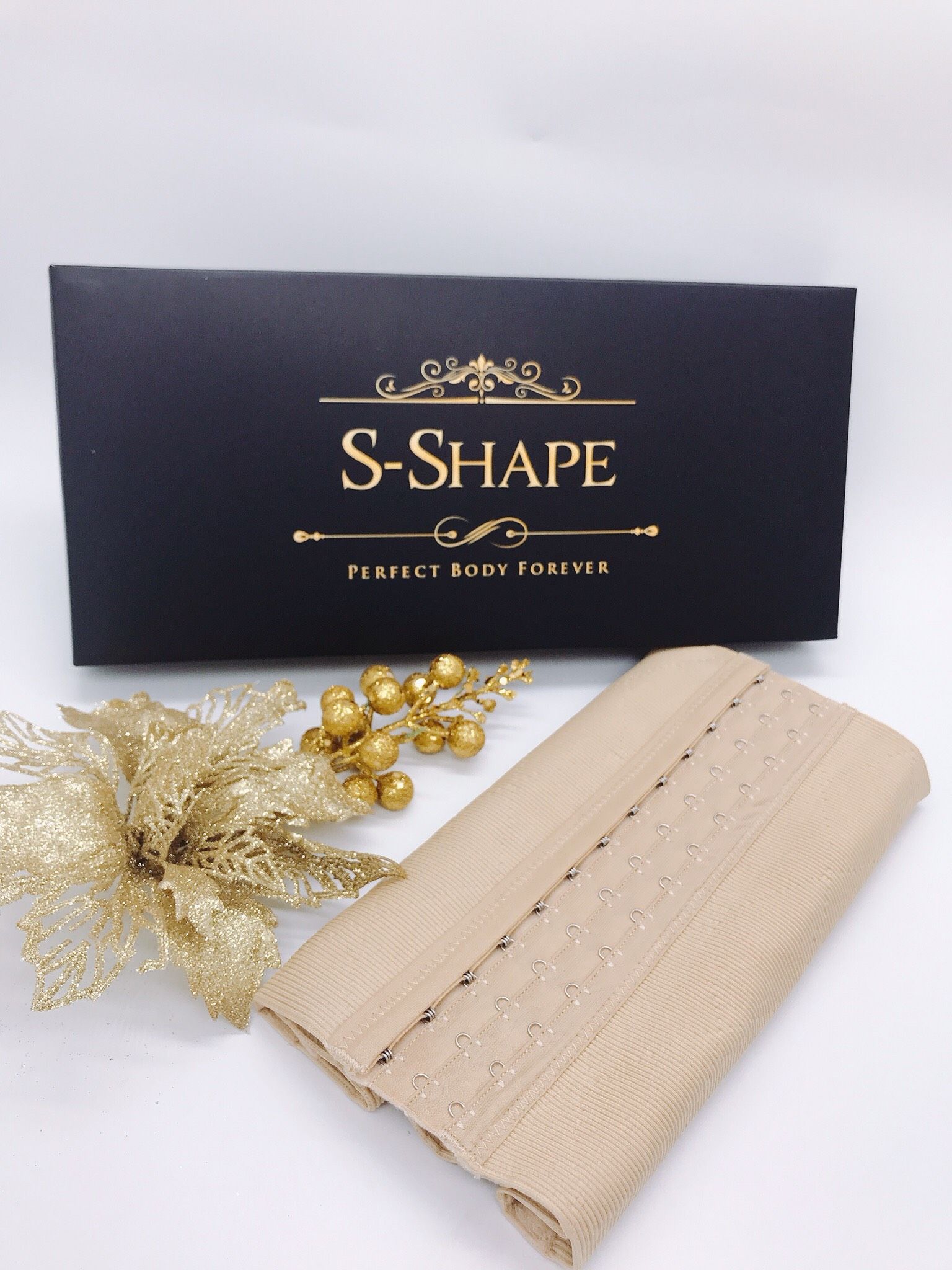 Combo Bộ ủ nóng hỗ trợ giảm mỡ Slimming body II + Đai siết eo S-Shape + Kem tan mỡ Simming Day Collagen - tặng kèm đai eo đình định