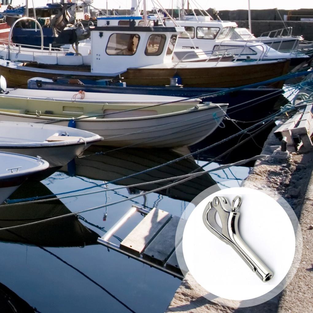 Boat Stainless Steel Hook Ship Quick Release Hooks Hand Rail Guardrail Lightweight Fixing Fastener 80-900lbs WorkingELEN