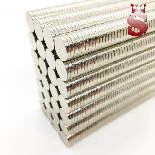 Nam châm viên tròn kích thước 12x2mm