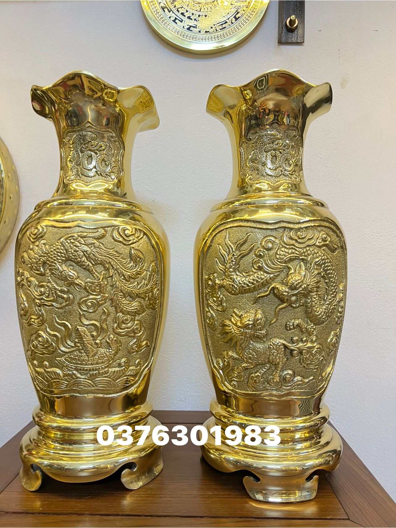 Lọ hoa đồng , lục bình bằng đồng