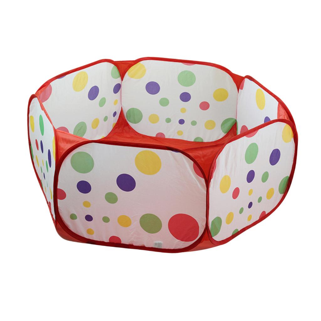 2pcs Foldable Play Pen Cage For Hamster Rabbit Guinea Pig Gerbil Mice Red