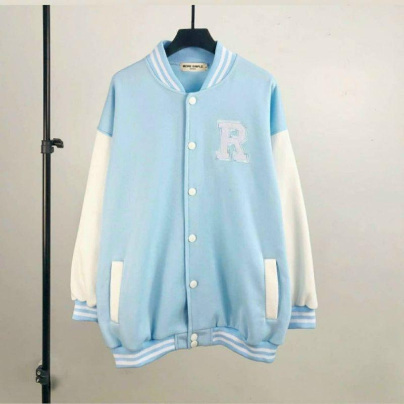 Áo khoác cardigan nữ chất nỉ bông phối màu,áo sweater unisex gài nút có túi in hoạ tiết kèm video