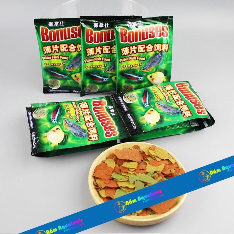 Flake Fish Food | Thức Ăn Tổng Hợp Dạng Lá | Đầy Đủ Dinh Dưỡng Cho Cá Nhỏ, Cá Thuỷ Sinh Khác