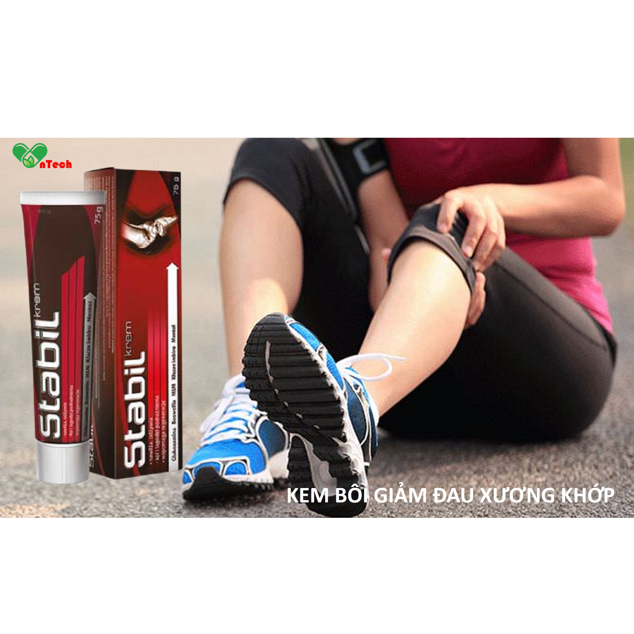 Kem bôi  Stabil hỗ trợ giảm đau xương khớp hỗ trợ điều trị viêm khớp tuyp 75g nhập khẩu chính hãng từ Châu Âu