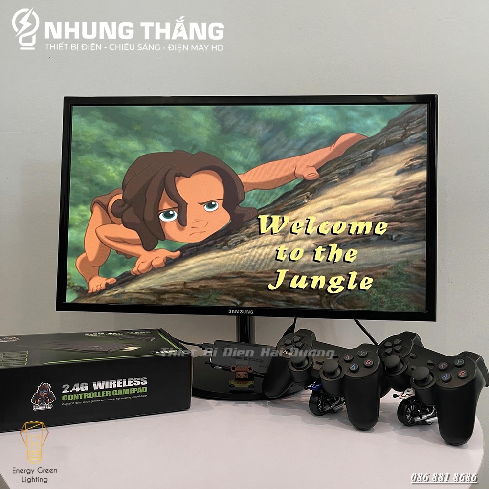 Máy Chơi Game Stick 4K MG-F10 - Kết Nối Không Dây WIFI 2.4G - HDMI TV 13000 Trò Chơi - Thẻ Nhớ 64gb - CÓ VIDEO