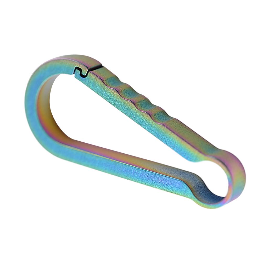Móc Khóa Hợp Kim Titan Khóa Mùa Xuân Snap Hook Clip Ngoài Trời