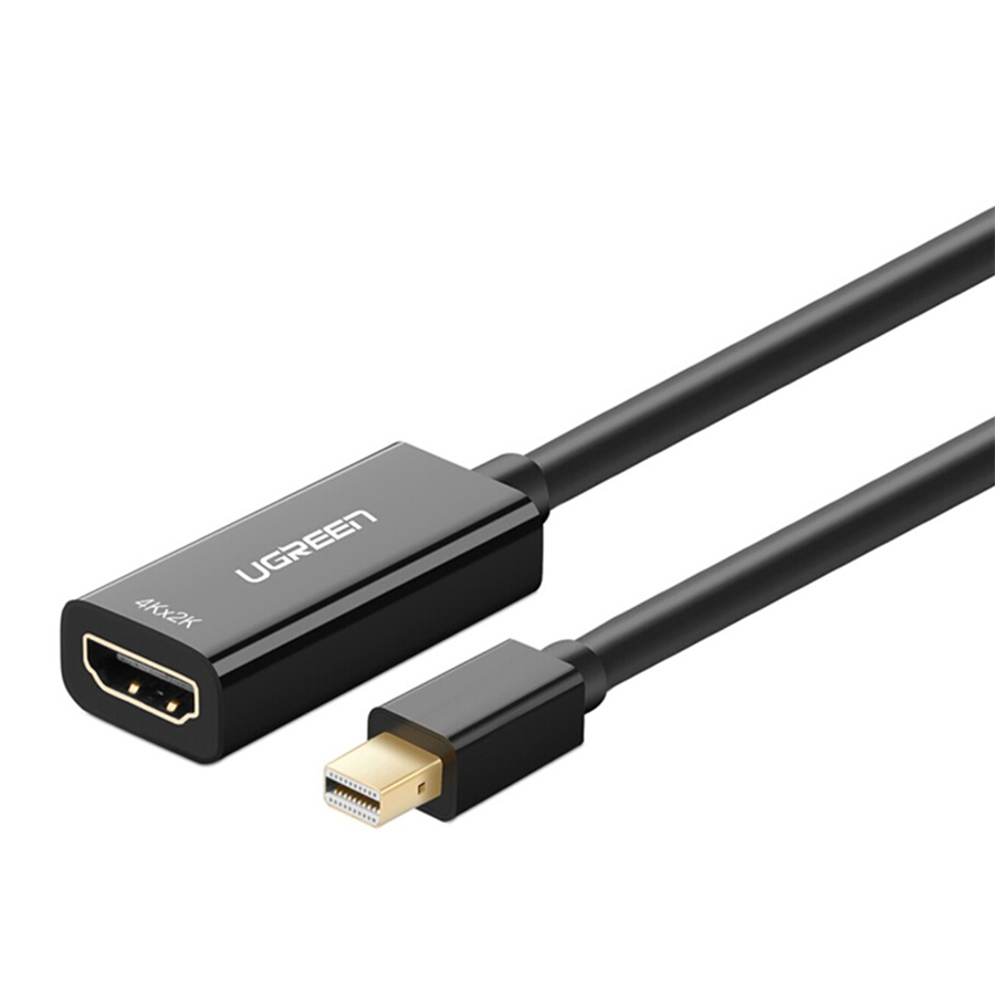 Cáp Chuyển Mini Displayport Sang HDMI Hỗ Trợ 4K UGREEN 40360 - Thunderbolt To HDMI - Hàng Chính Hãng