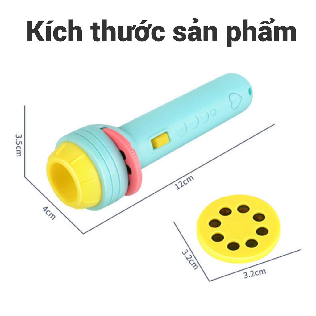 Đèn pin chiếu hình cho bé 24 hình động vật sắc nét