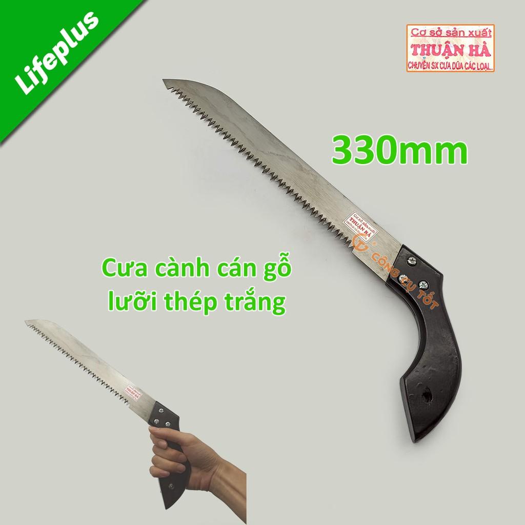 Cưa cành cán gỗ cầm tay lưỡi thép 330mm siêu bền Thuận Hà