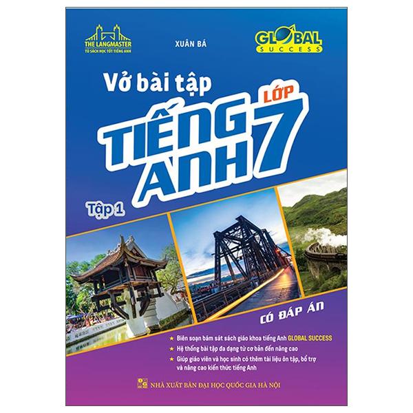 Vở Bài Tập Tiếng Anh Lớp 7 - Tập 1 (Có Đáp Án - Global Success)