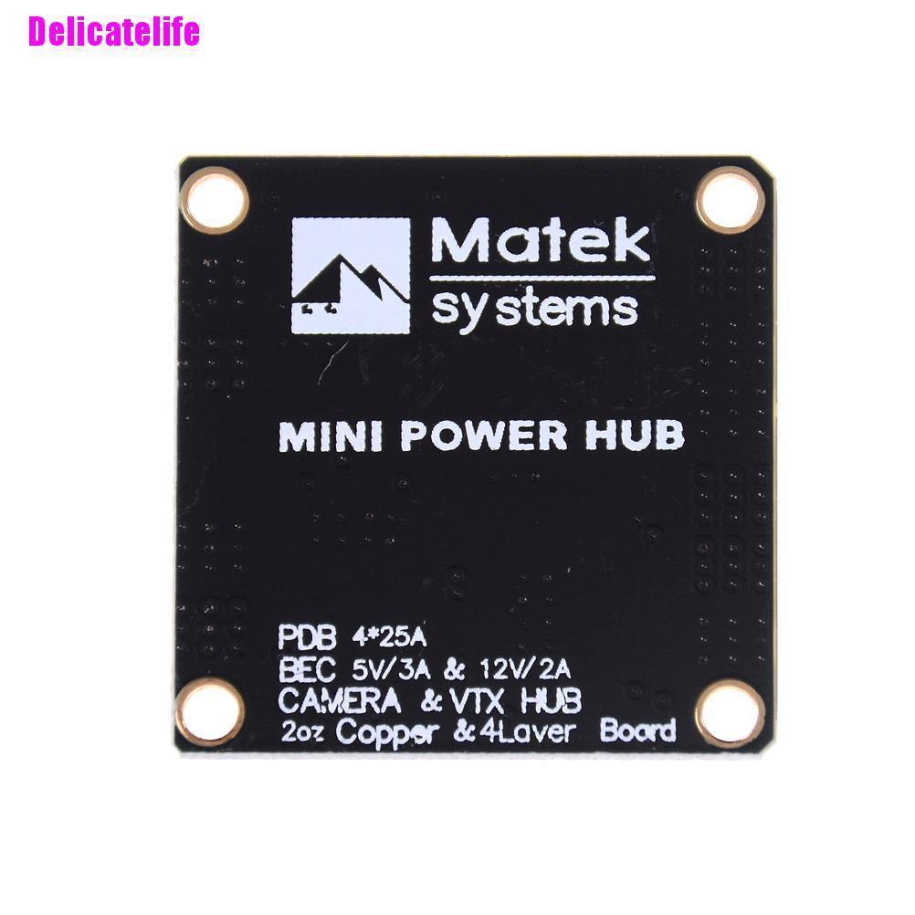 Bảng mạch phân phối nguồn PDB với BEC 5V & 12V cho máy bay điều khiển từ xa FPV