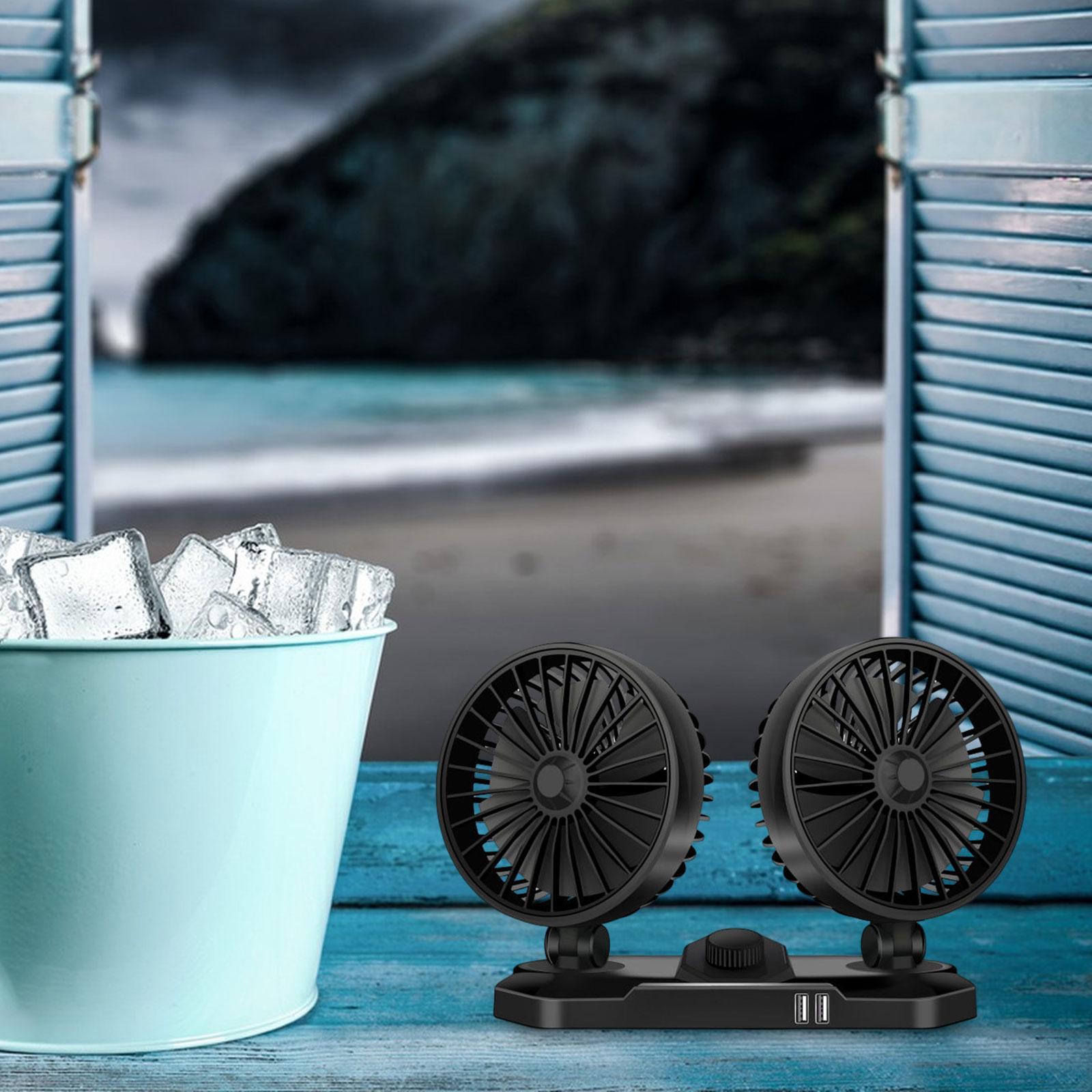 Mini Car Cooling Fans USB Portable Personal for Sedan Office Desktop