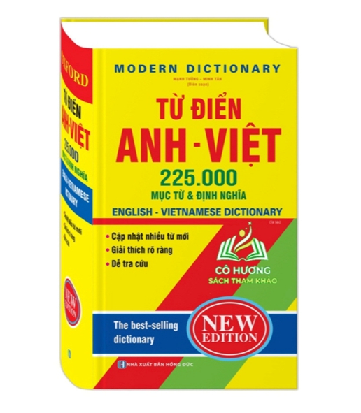 Sách - Từ điển Anh Việt 225.000 mục từ và định nghĩa (Bìa Cứng) - tái bản