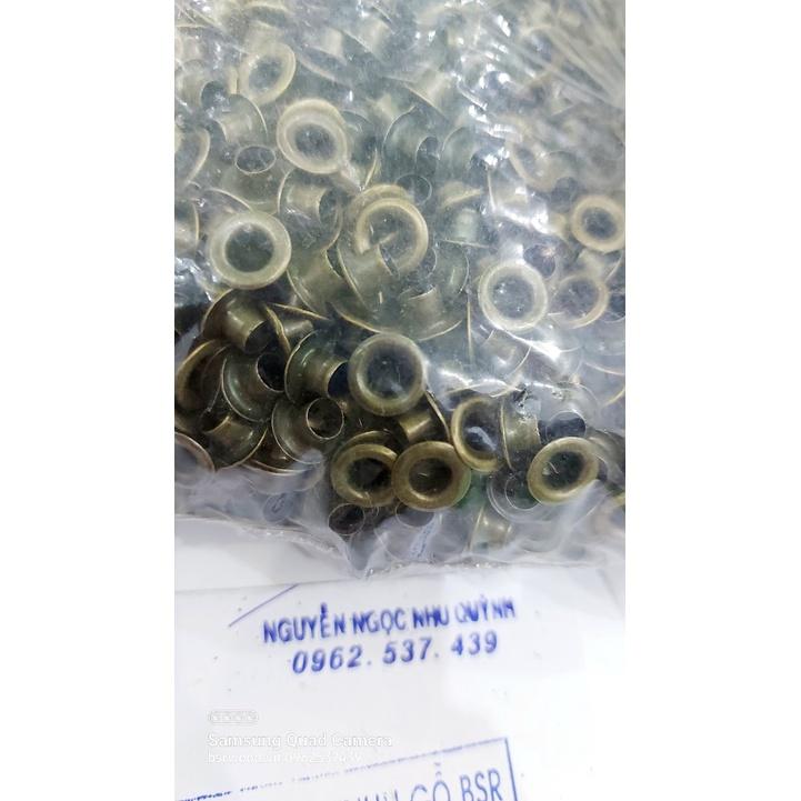 Khoen ore mắt cáo 5mm Bằng sắt xi màu ĐỒNG Khuy mắt cáo bấm bạt, túi giấy Túi 100 cái / 1000 cái / 1kg Không long đền