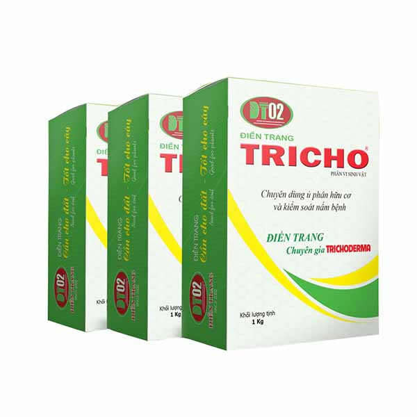 Combo 3 hộp Trichoderma Ngăn Ngừa Nấm Bệnh, men ủ 1Kg