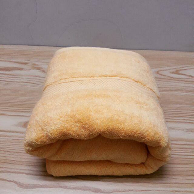 Khăn tắm cotton 70x140cm vàng