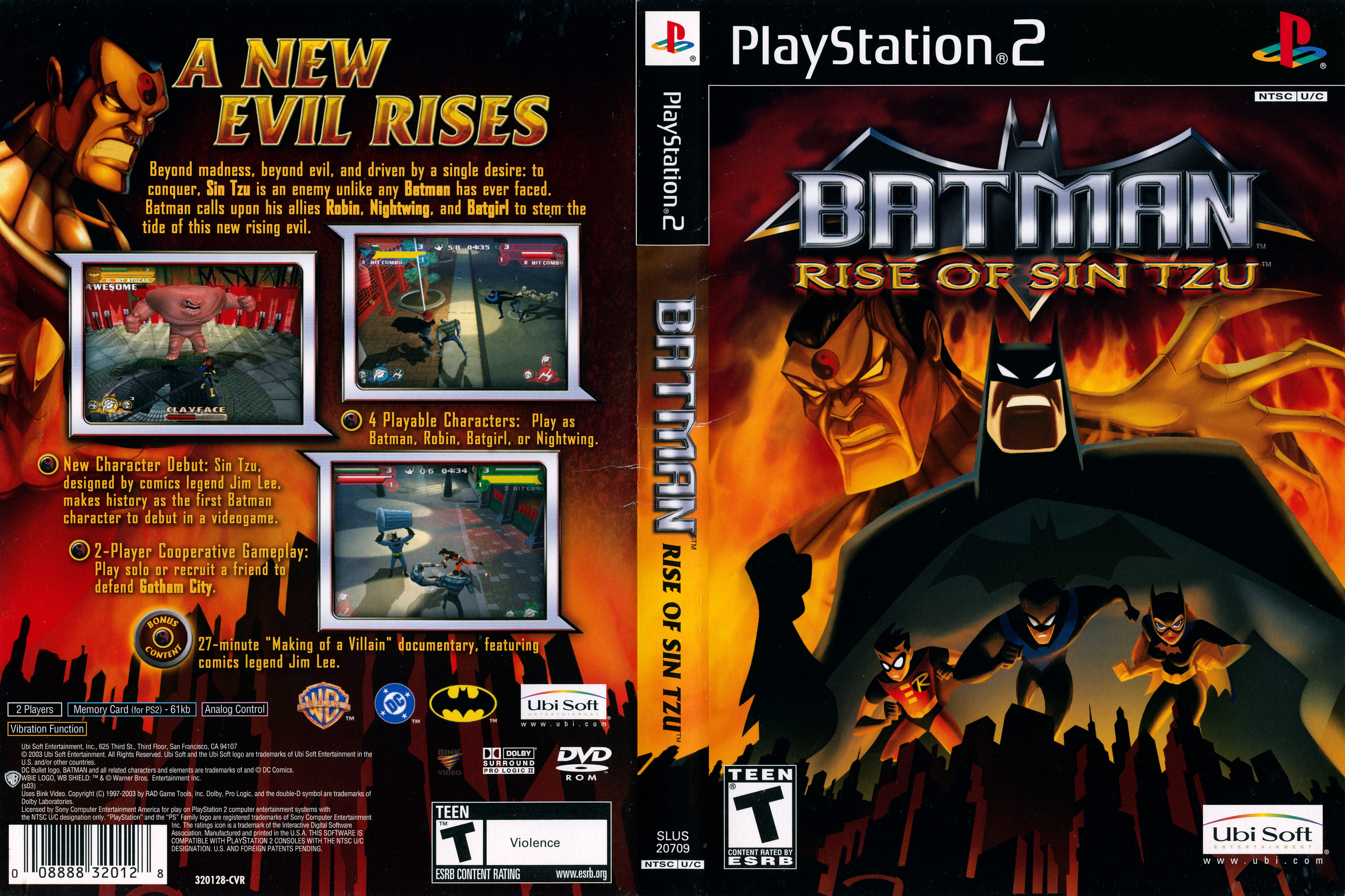 Game PS2 batman rise of sin tzu