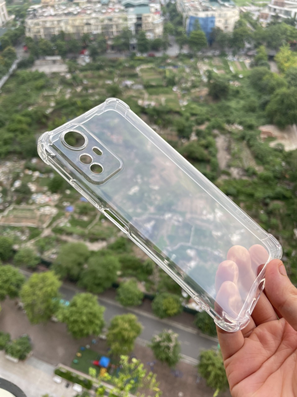 Ốp lưng dẻo cho Xiaomi Redmi Note 12S 4G chống sốc 4 góc trong suốt , bảo vệ Camera