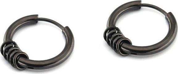 Bông Tai Nam Khoen Tròn Chất Liệu Thép Titan Ko Rỉ Ko Dị Ứng TT 1686 - 1 Cặp
