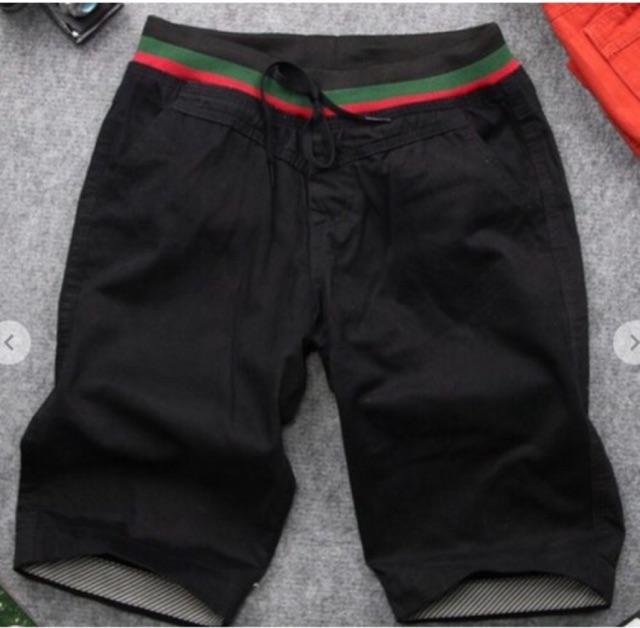 Quần Short Nam Lưng Thun Chất Kaki