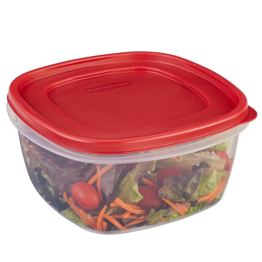 Hộp nhựa đựng thực phẩm nắp đỏ Rubbermaid USA size 3.3L