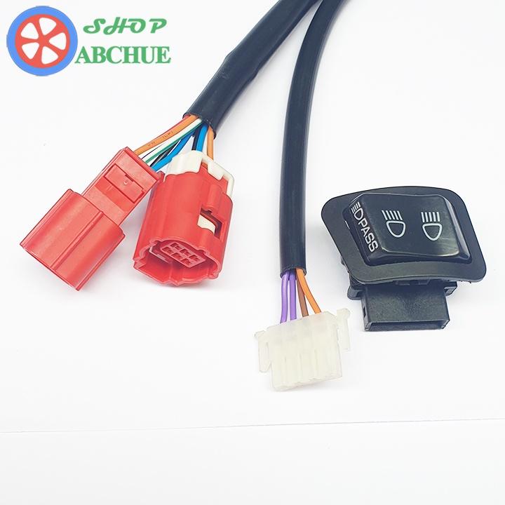 Mạch Công Tắc Tắt Đèn Xe Honda Đời Mới Kèm Công Tắc Passing Nhấp Nháy Đèn Pha
