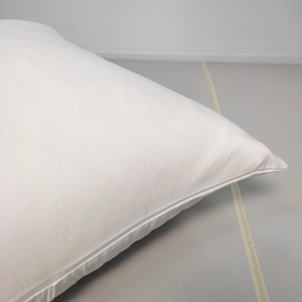 Vỏ gối ngủ cotton tici 50x70cm giá rẻ vải tốt màu trắng