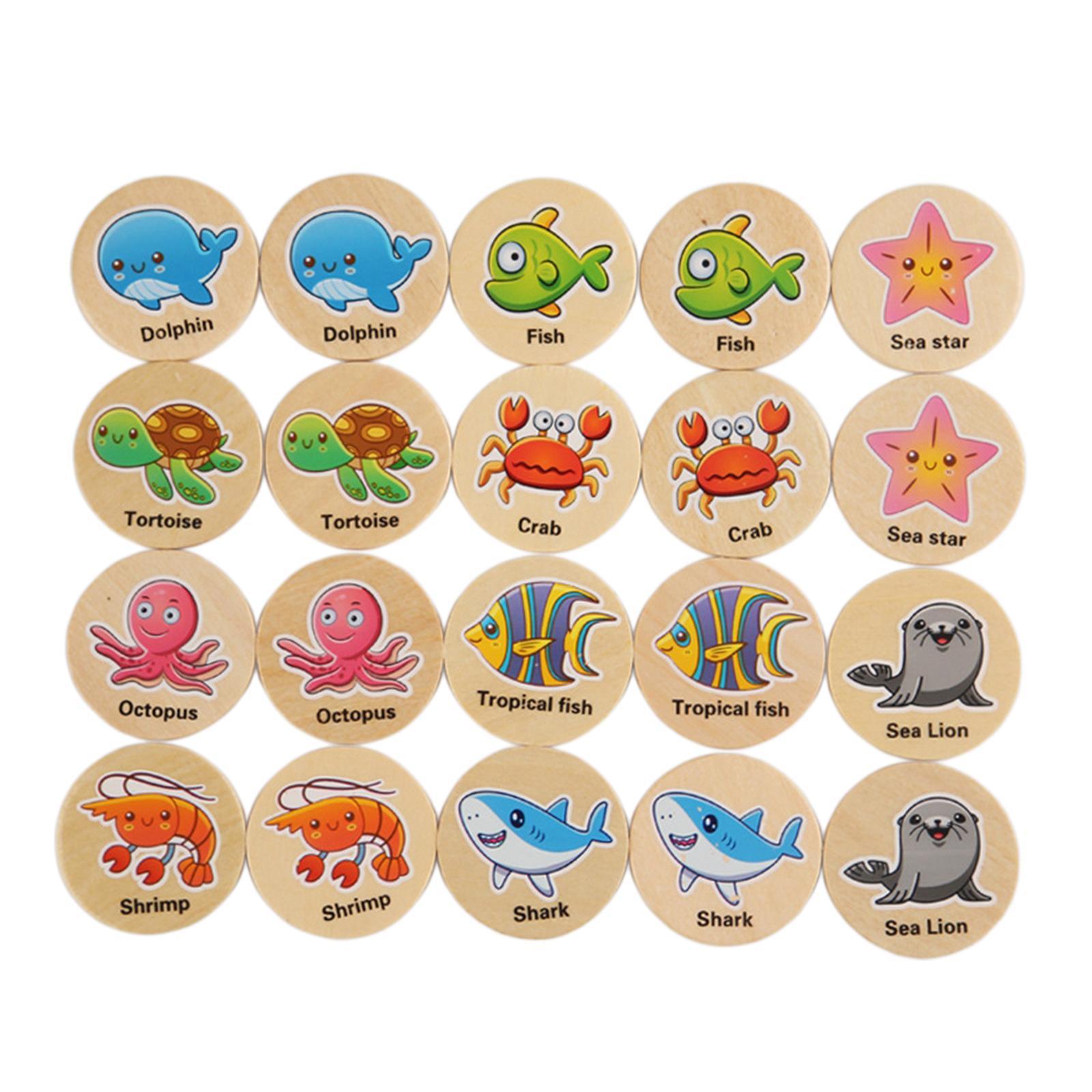 Memory Matching Game Cognitive Ability Toy for Ages 3 and up Development Toy