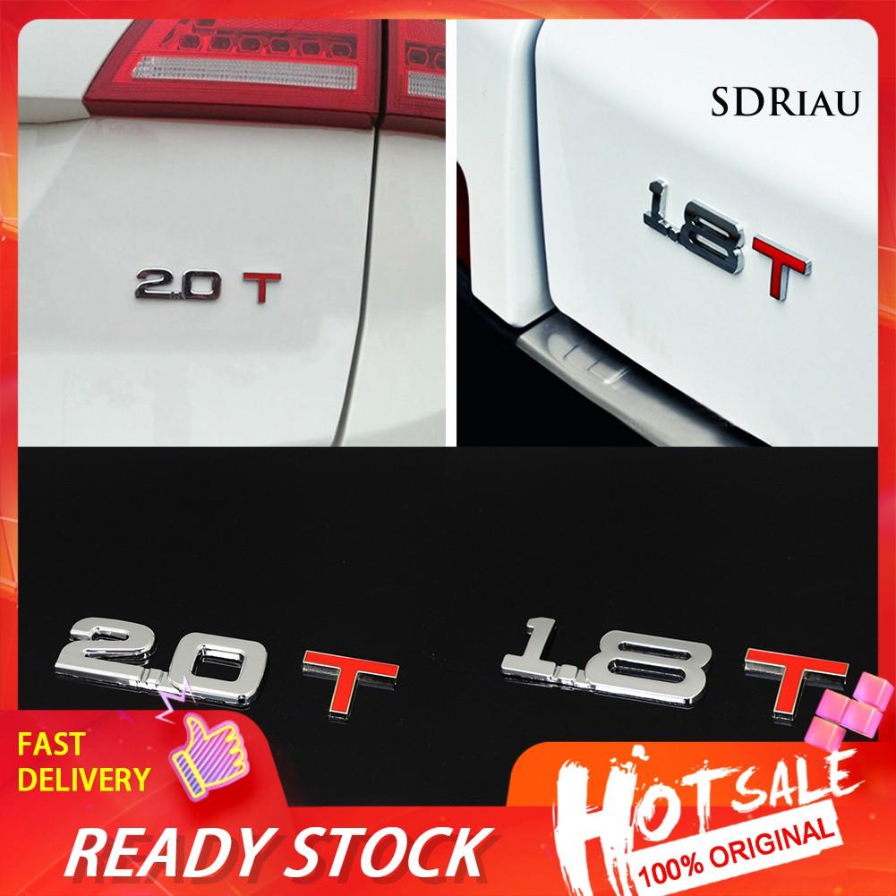 Sticker Kim Loại 3d Dán Trang Trí Xe Hơi 1.6 1.8 2.0 3.0 T