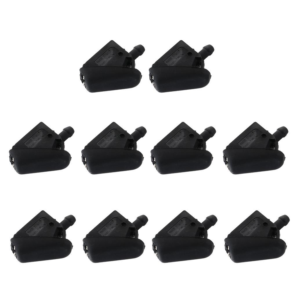 5x10 Pieces Car Nylon Windshield Wiper Spray Jet Washer Nozzles for Ford