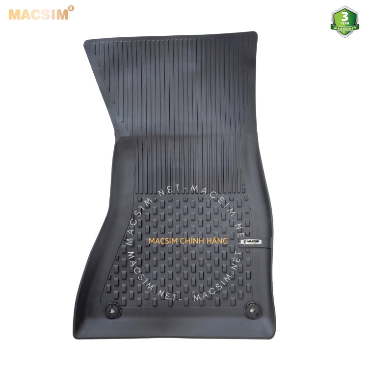 Thảm lót sàn ô tô nhựa TPE Silicon Audi A5 2008-2016 Black Nhãn hiệu Macsim