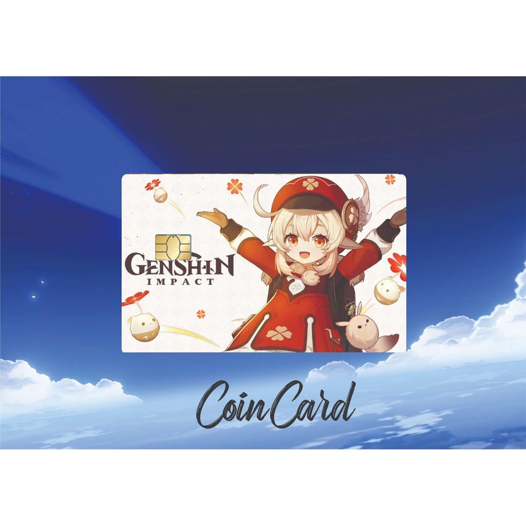 Sticker / Miếng dán Thẻ ATM , Thẻ Ghi nợ, Tín dụng hình GENSHIN IMPACT Klee