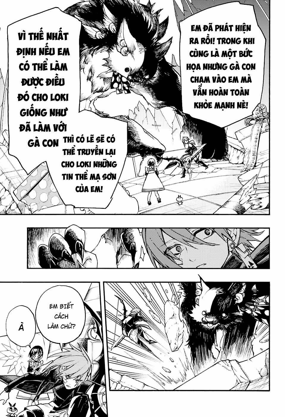 bức họa đẫm máu của phù thủy chapter 17.1 18