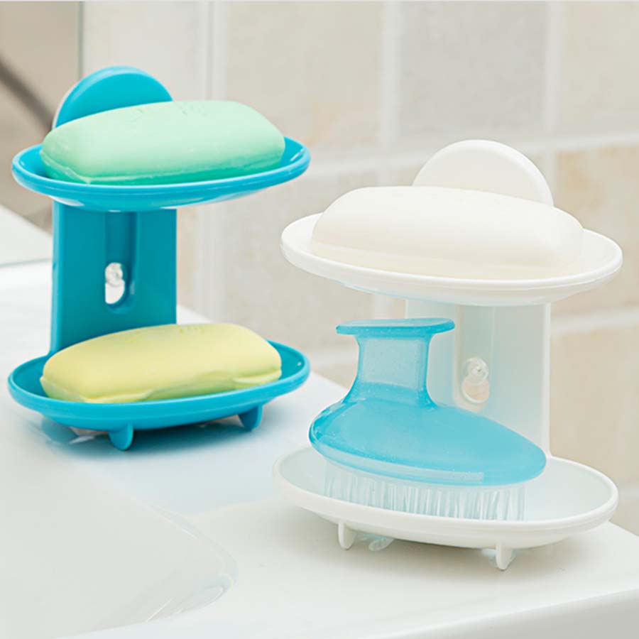 Bộ 2 khay đựng xà bông tiện dụng - Hàng Nội địa Nhật