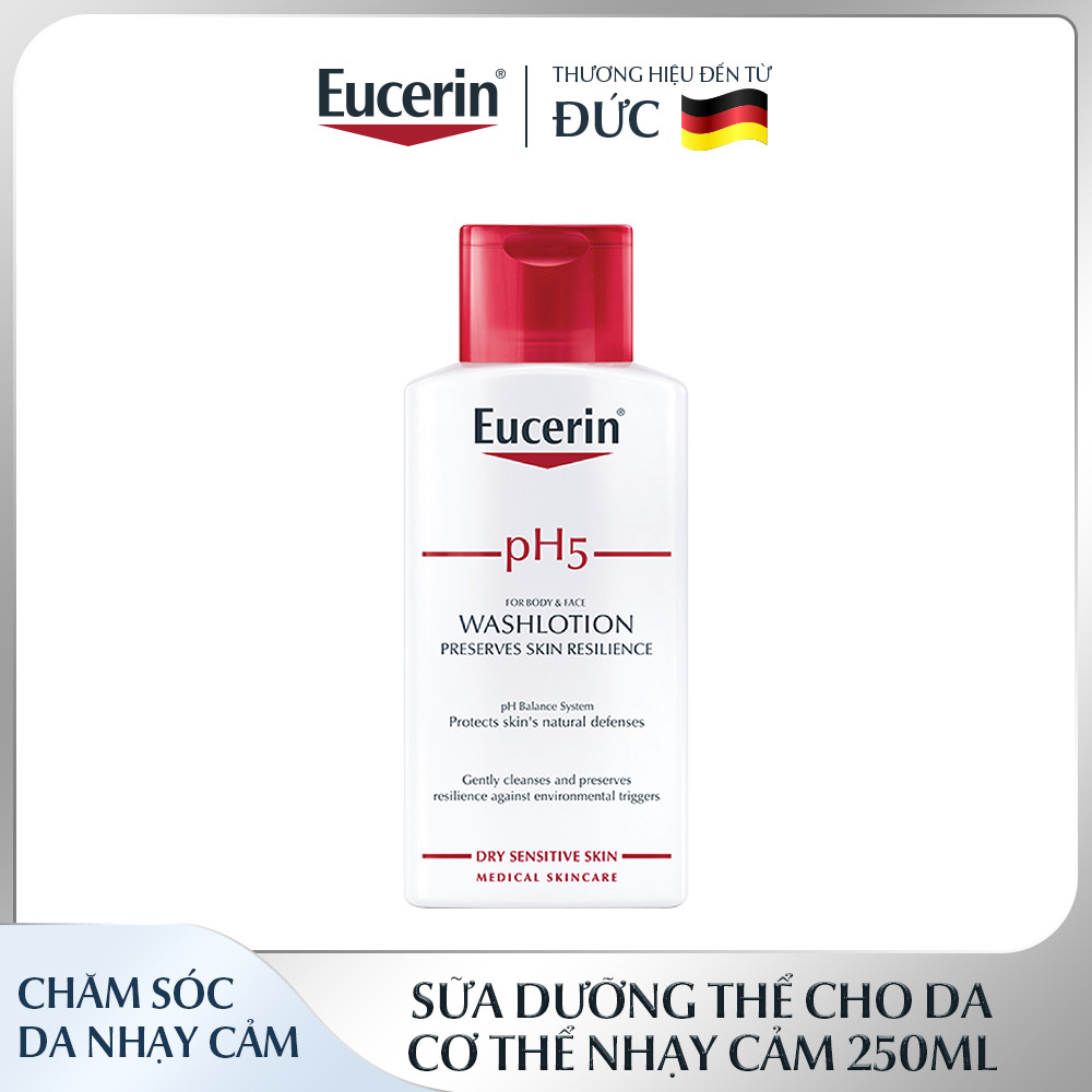 Sữa dưỡng thể cho da nhạy cảm Eucerin pH5 Lotion 250ml