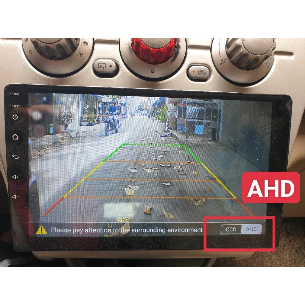 Camera lùi AHD độ phân giải Full HD 720p tích hợp màn hình android, kết nối dễ dàng phù hợp với mọi loại xe