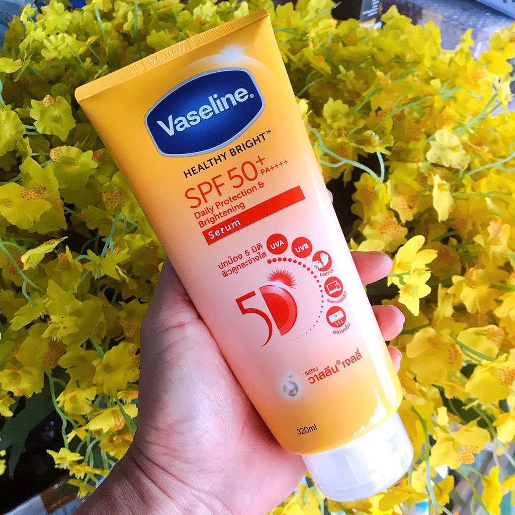 Dưỡng Thể Vaseline Chống Nắng SPF+ Sáng Da 300ml (Mới)( không có tem phụ- không xuất hóa đơn )