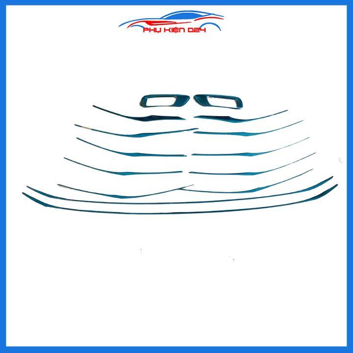 Ốp trang trí mặt ca lăng, calang Camry 2019-2020 ốp phía dưới trang trí làm đẹp xe