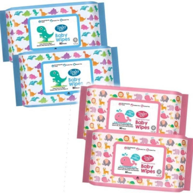 Khăn Ướt Trẻ Em Tender Soft 80 tờ . Hàng DKSH Việt Nam.