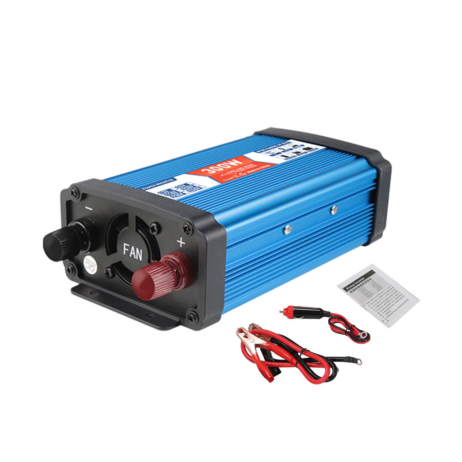 Solar Power Inverter Sine Wave Power Inverter 500W DC 12V to AC 100V-120V Dual USB Port with Digital Display