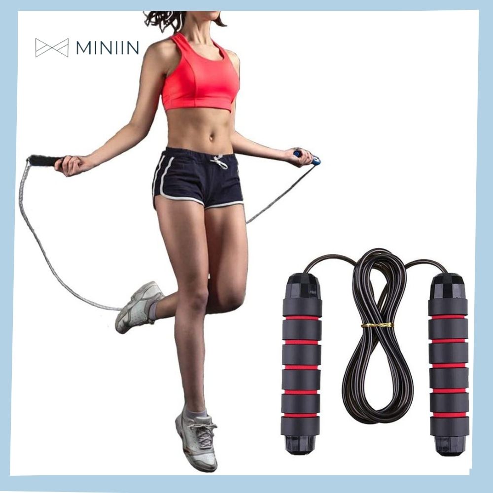 Dây Nhảy Tập Thể Dục Thể Thao Tập Gym Lõi Cáp Bọc Cao Su Cao Cấp 2,7m Có Thể Điều Chỉnh Độ Dài Theo Chiều Cao- Hàng Loại 1 Chính Hãng MINIIN