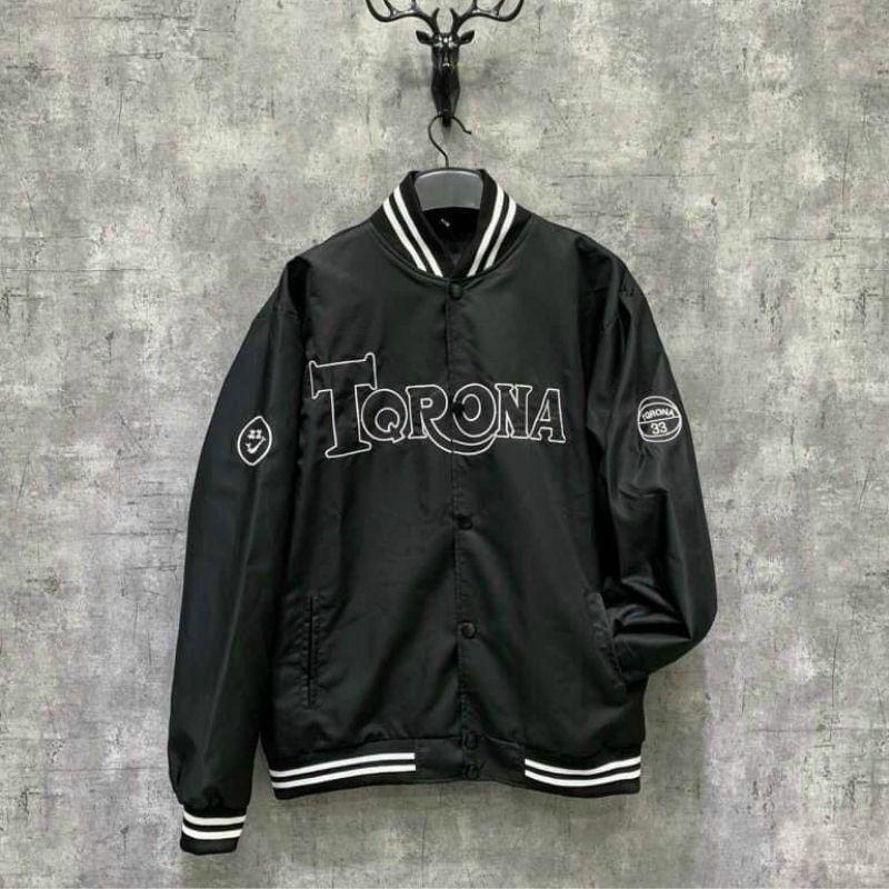 Áo khoác nam nữ bomber unisex gió jacket dù 2 lớp cúc bấm form rộng local brand ulzzang phong cách hàn quốc đep TORONA