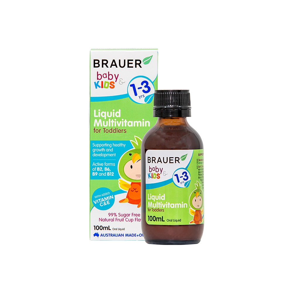 MultiVitamin cho trẻ dạng lỏng Brauer 100mL