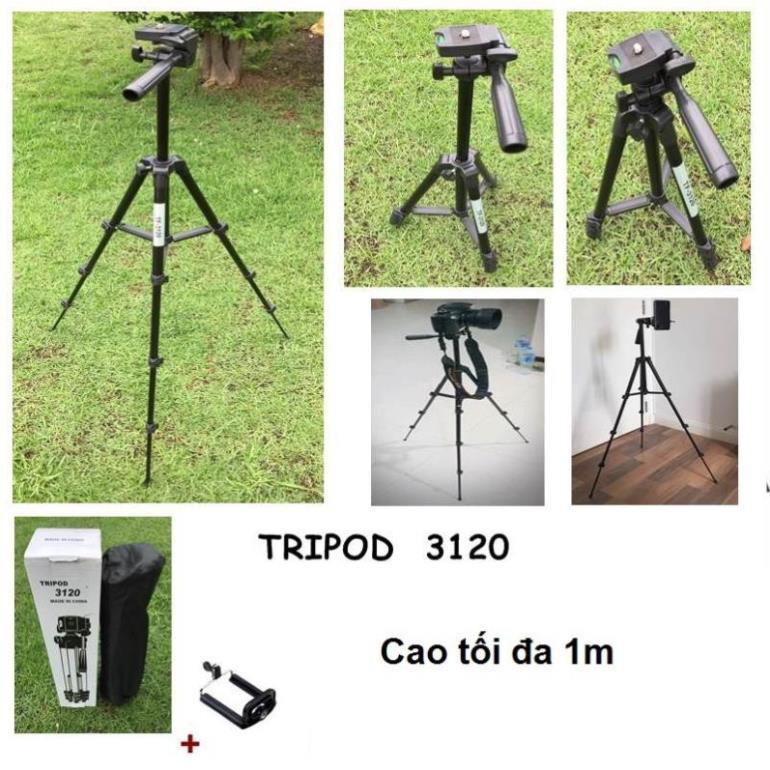 Chân chụp hình máy ảnh, điện thoại Tripod 3120