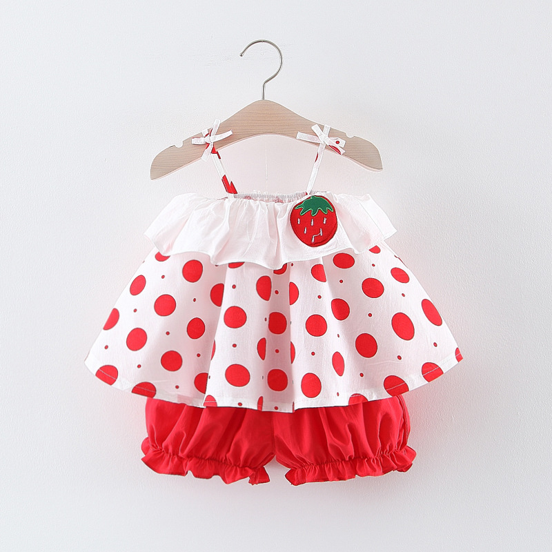 Set bé gái mặc nhà hoặc đi chơi, set bộ bé gái dễ thương, đồ bộ 2 dây cho bé từ 9-18kg