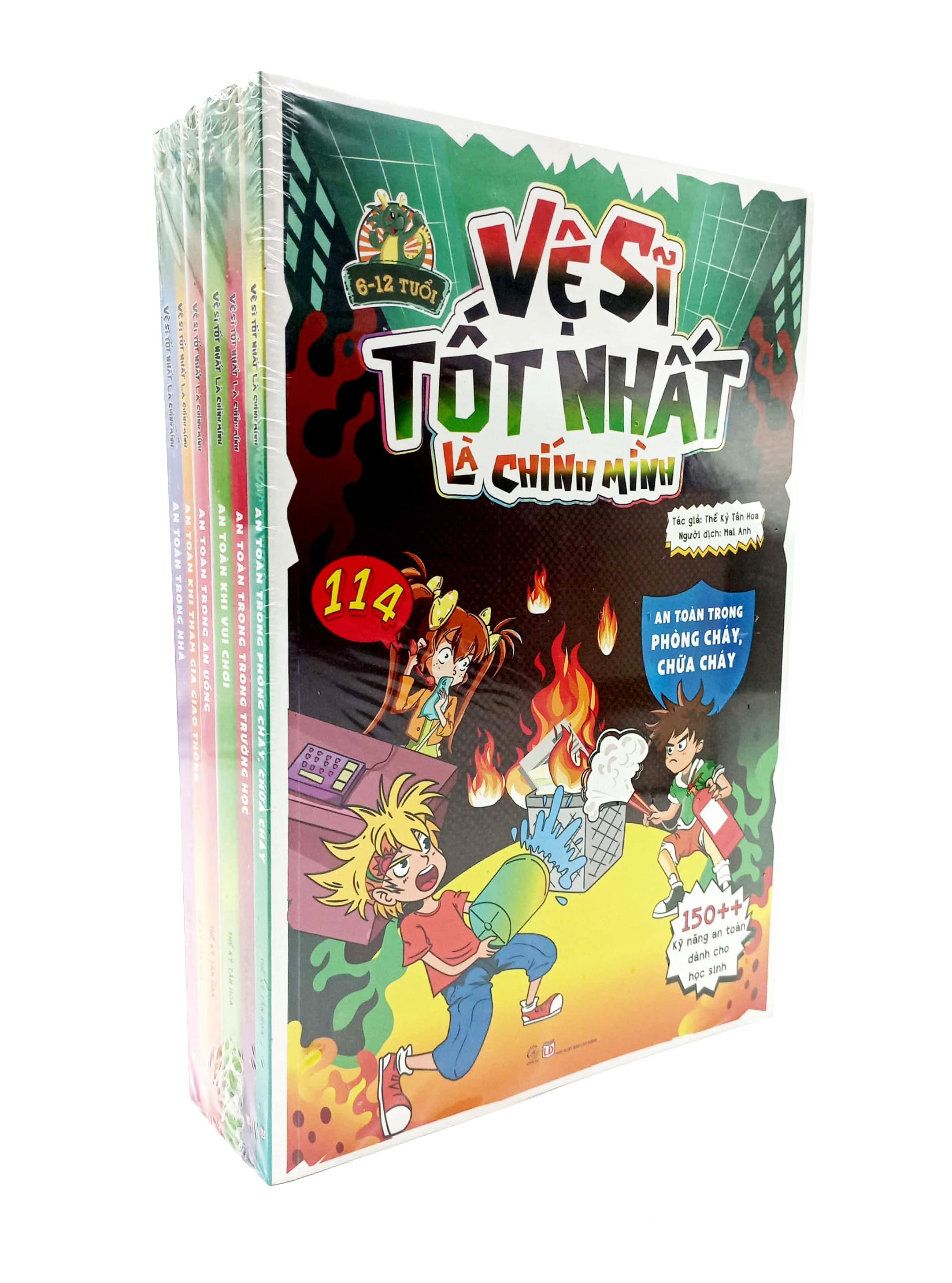 Bộ Sách Vệ Sĩ Tốt Nhất Là Chính Mình - 150++ Kỹ Năng An Toàn Dành Cho Học Sinh