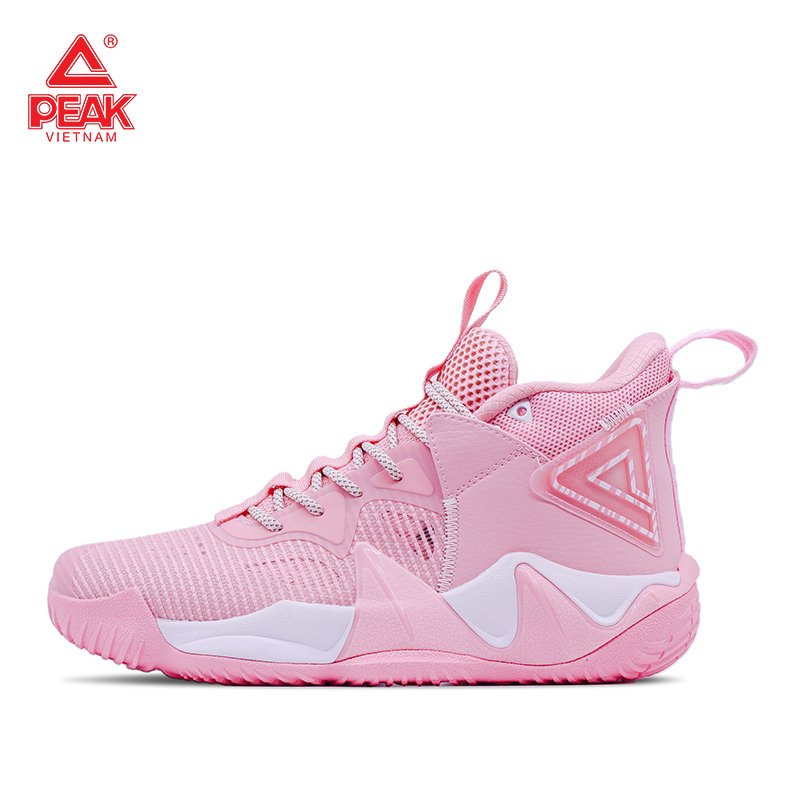 Giày Bóng Rổ Nam Cổ Cao Peak Basketball Outdoor Monster 7.2 E221041A - Màu Hồng