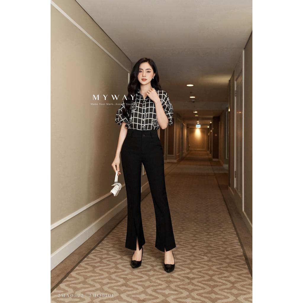 Quần Tây Nữ Ống Vảy MY WAY Xẻ Gấu Sang Chảnh 2MQ0101