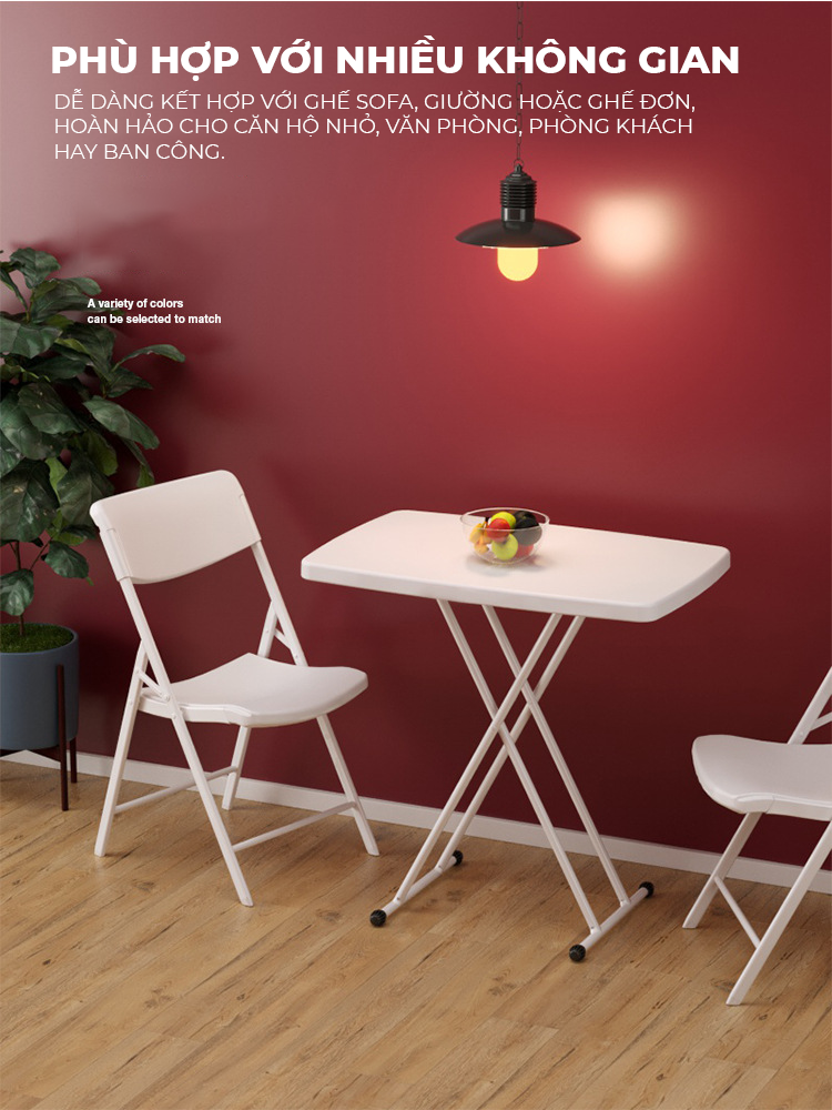 Bàn làm việc gấp gọn tuỳ chỉnh chiều cao siêu nhanh siêu nhẹ thương hiệu IGA - GN85